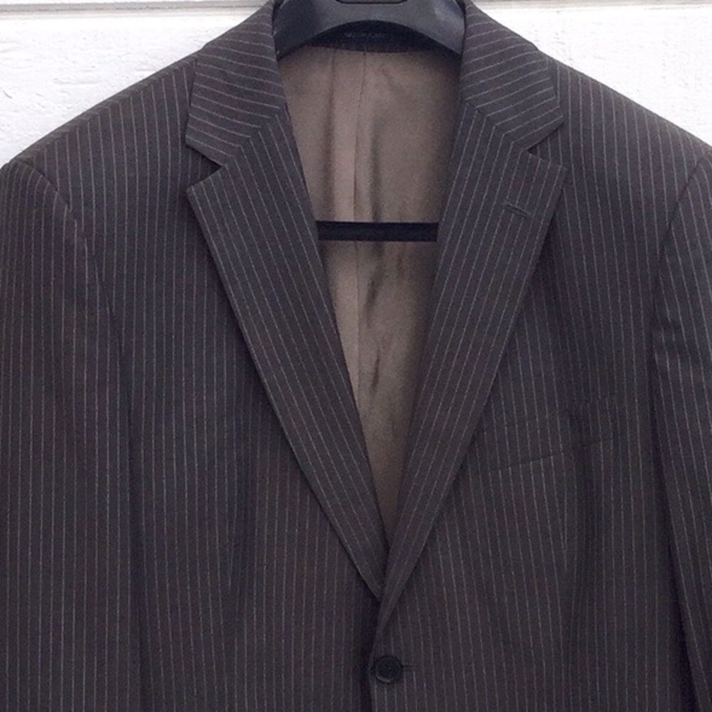 Hugo Boss Grey Pinstriped Suit